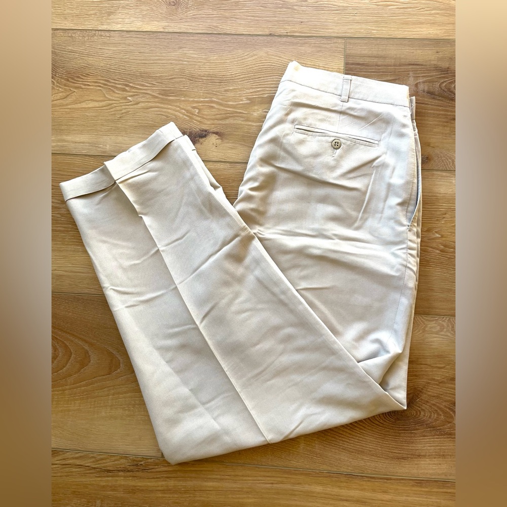 Perry Ellis Men's Cream Pants‎